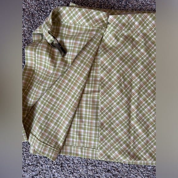 5/$25 Urban Outfitters wrap around plaid mini skirt size medium - Picture 4 of 8